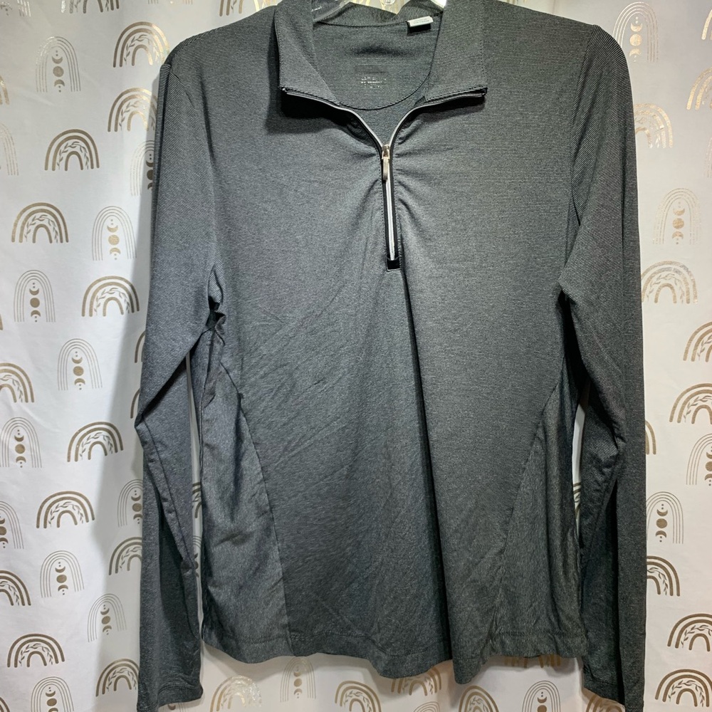 CB Casual Gray Zip-Up Jacket